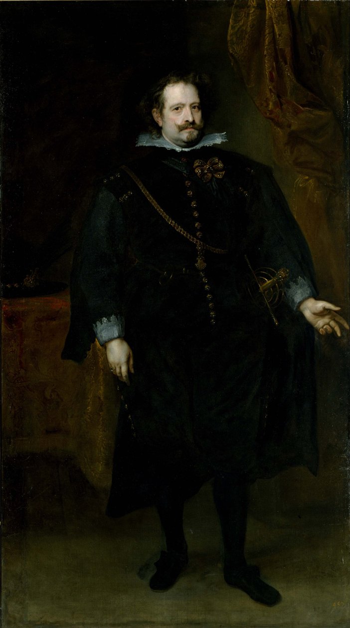 Diego Felipe de Guzman, marchese di Regganes. da Anthony van Dyck