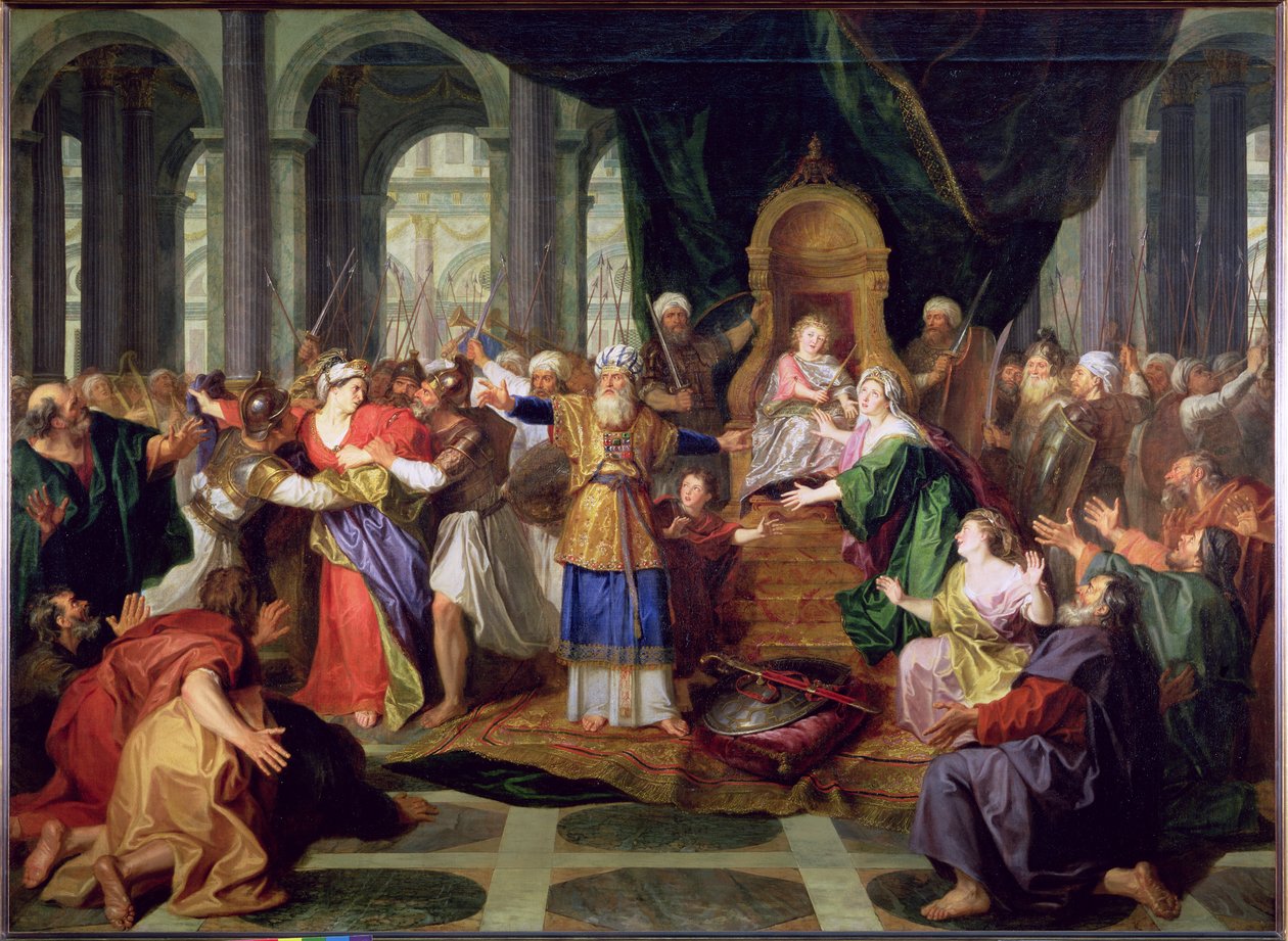 Atalia Espulsa dal Tempio, c.1697 da Charles Antoine Coypel