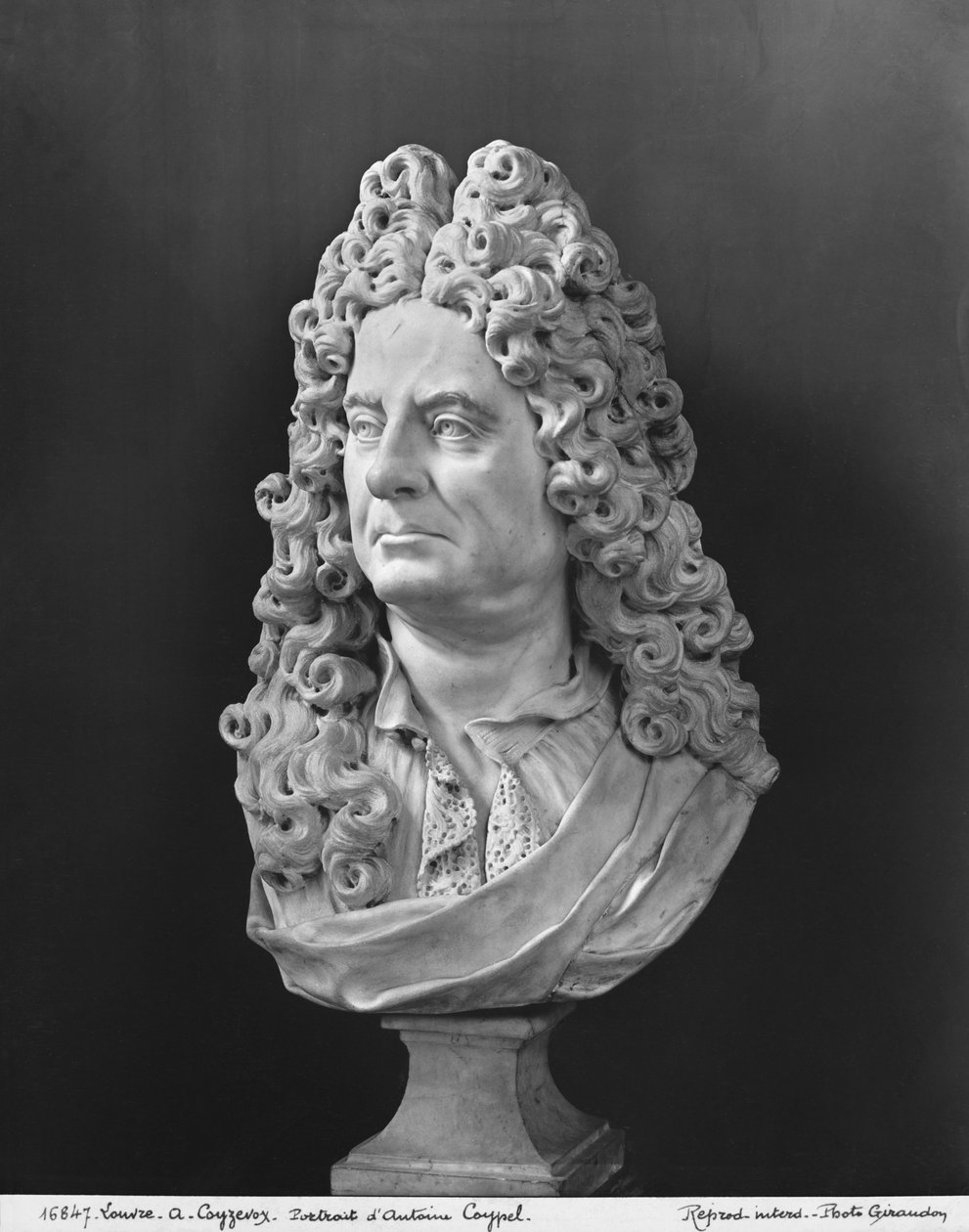 Busto di Antoine Coypel (marmo) da Antoine Coysevox