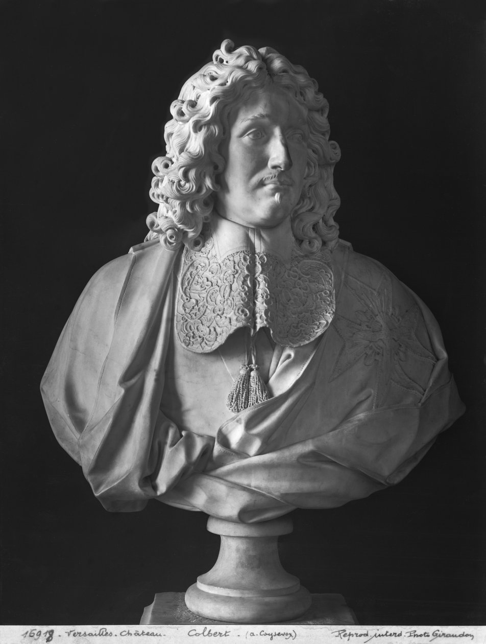 Busto di Jean-Baptiste Colbert de Torcy da Antoine Coysevox