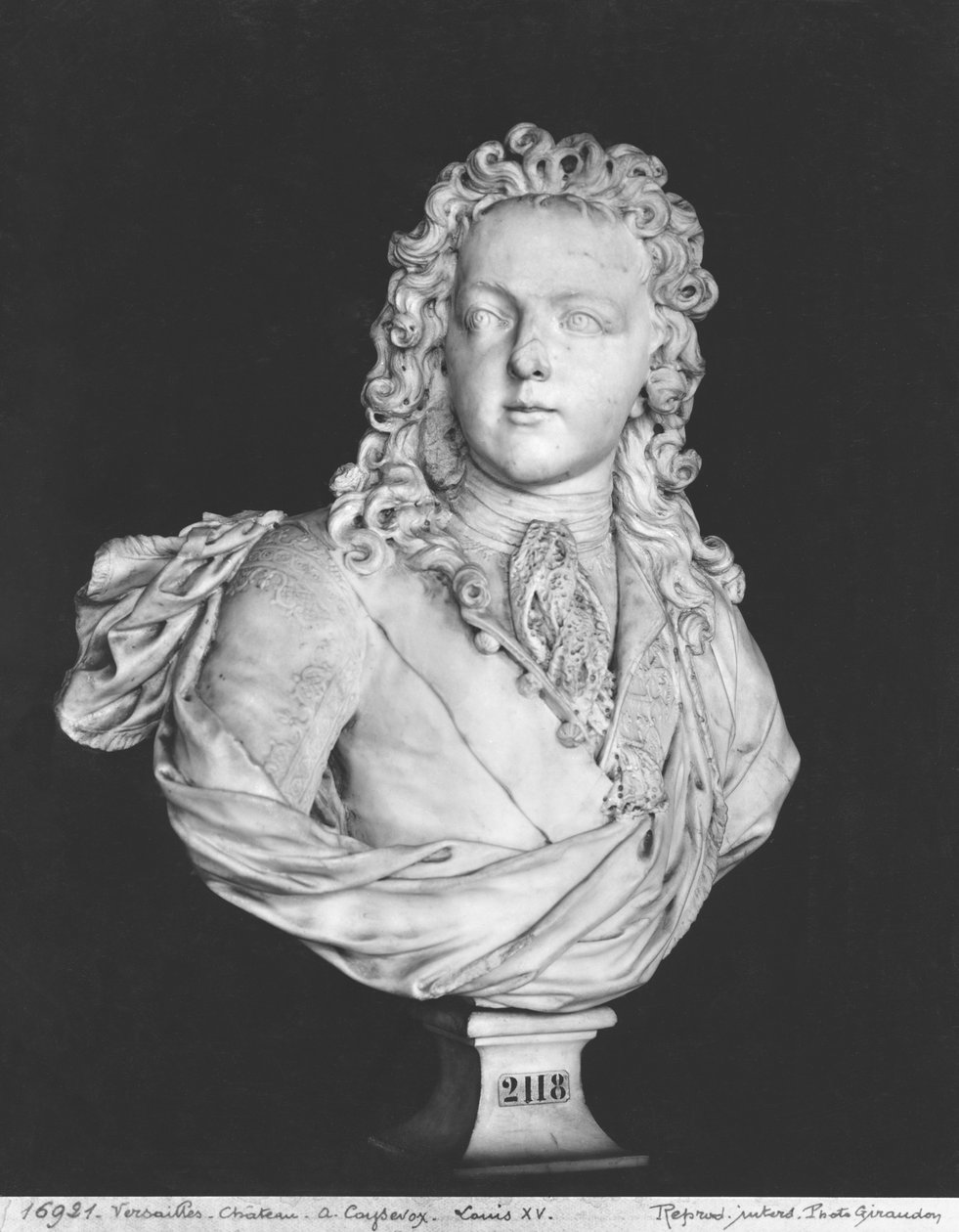 Busto di Luigi XV da Antoine Coysevox