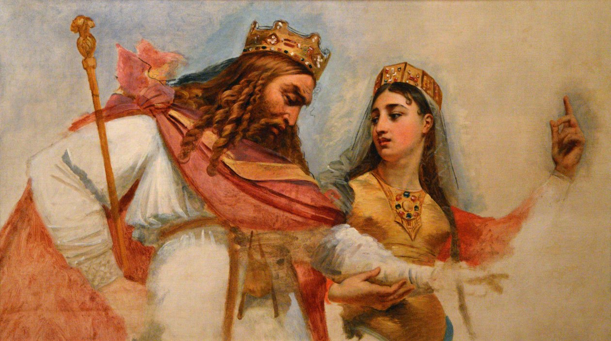 Clodoveo e Clotilde da Antoine-Jean Gros