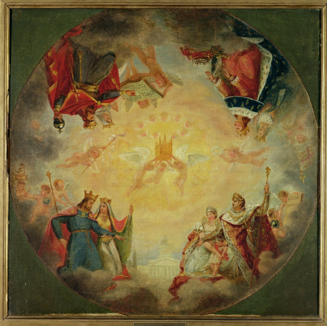 Gloria di Santa Genoveffa, studio per la cupola del Pantheon, c.1812 da Antoine Jean Gros