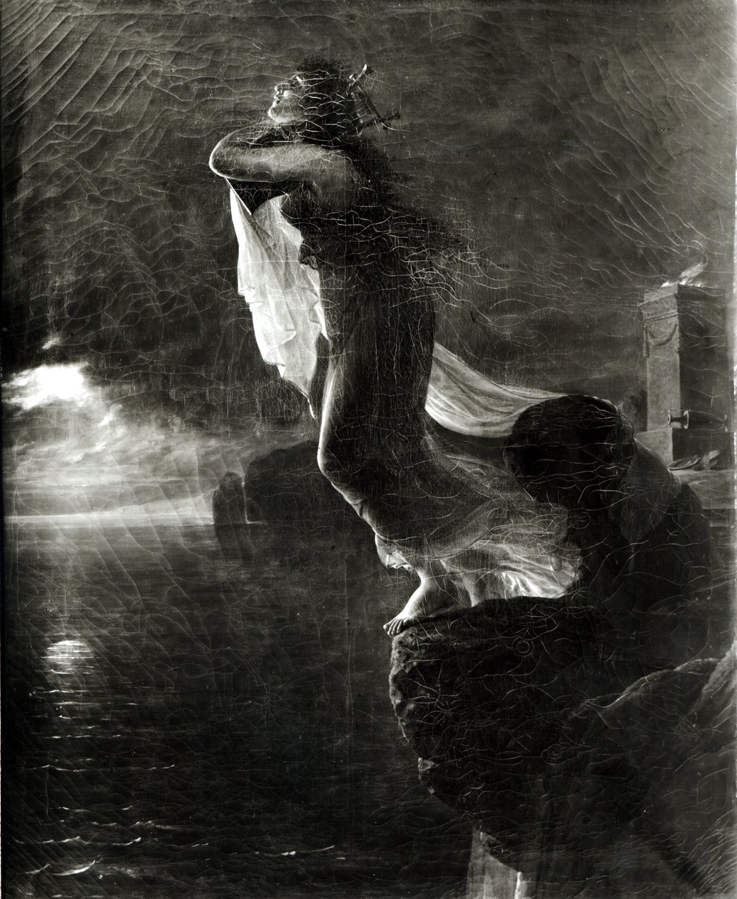 Saffo e Leucade, noto anche come La morte di Saffo da Antoine Jean Gros
