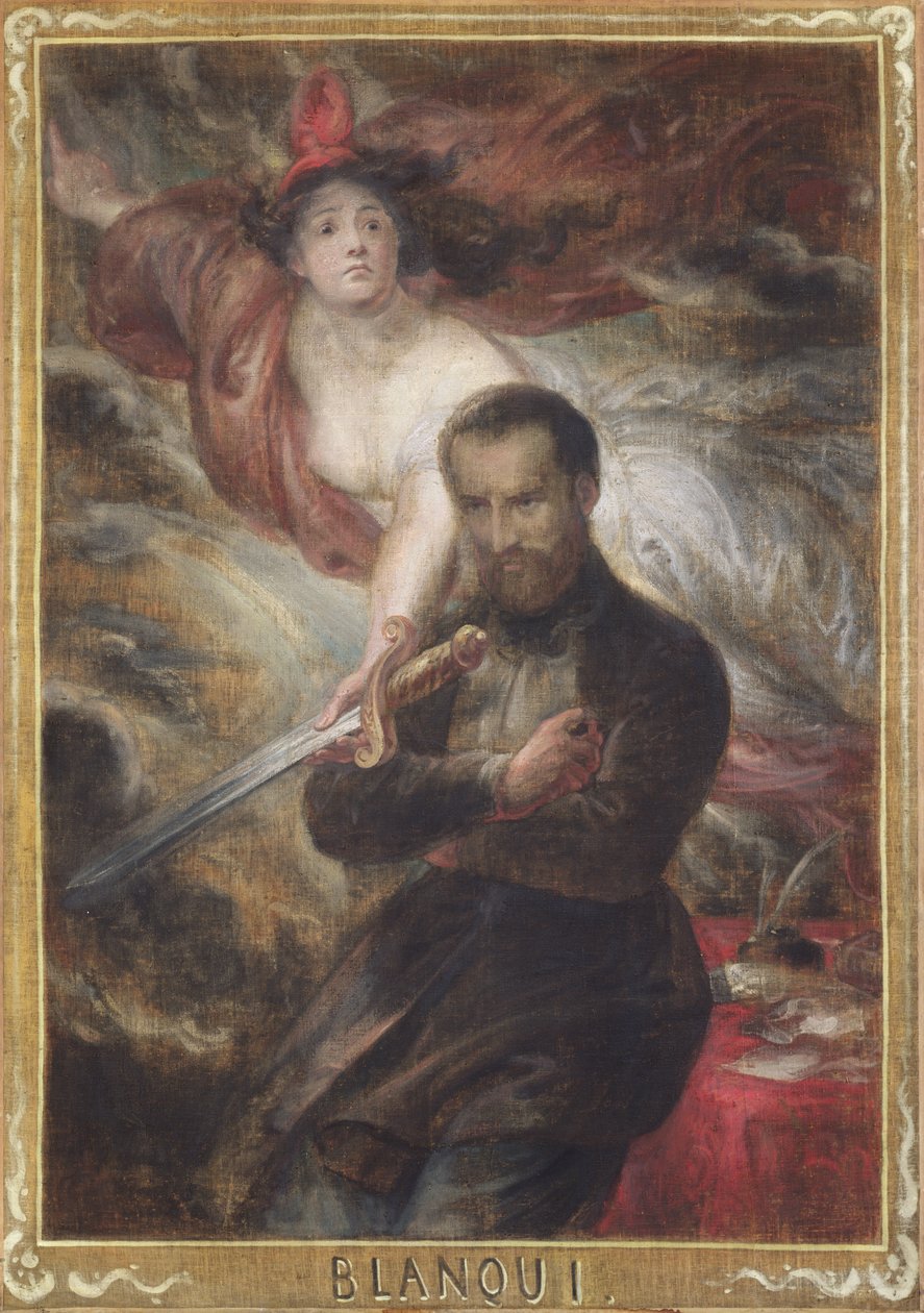 Ritratto di Louis-Auguste Blanqui da Antoine Wiertz