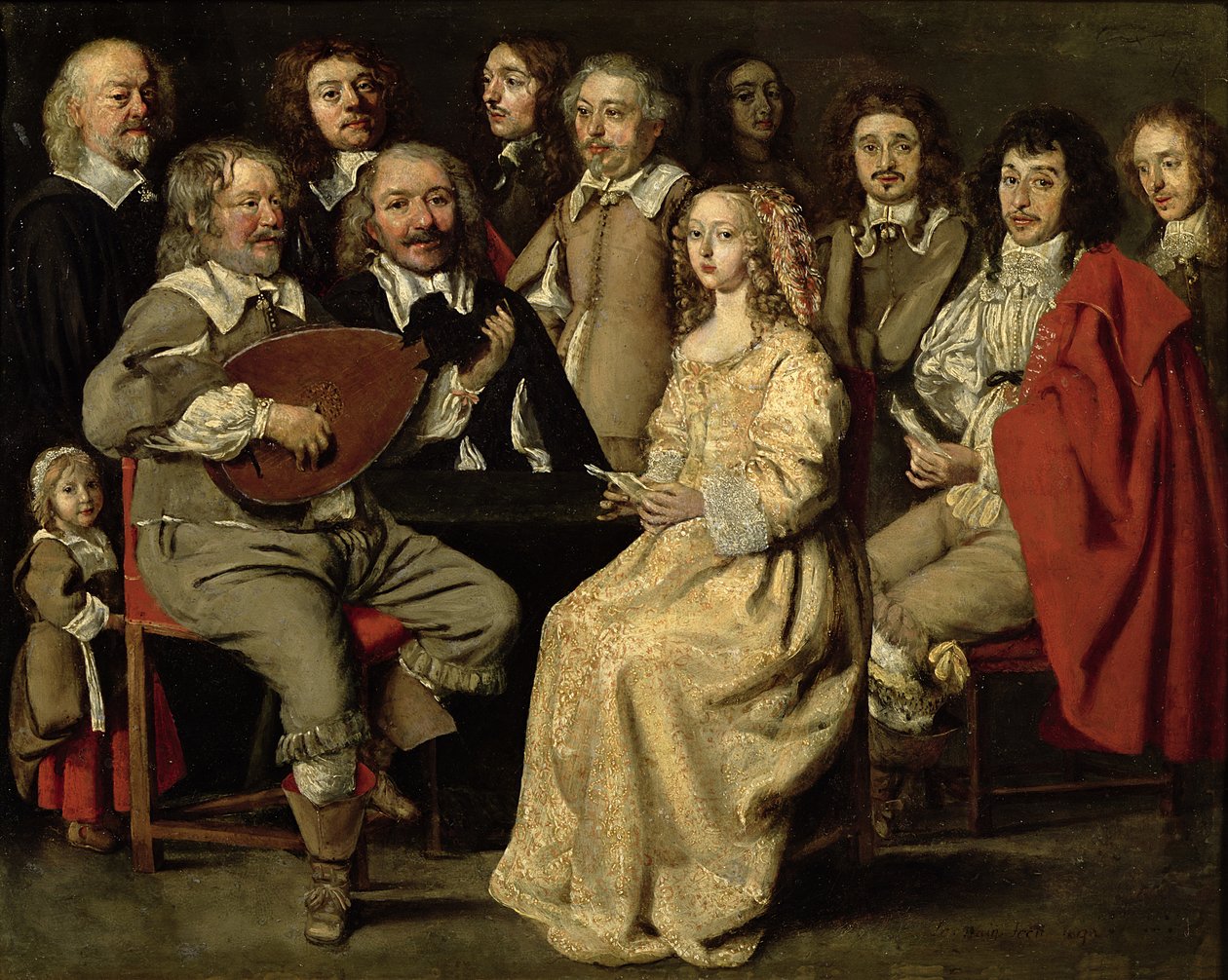 La riunione musicale, 1642 da Antoine Le Nain