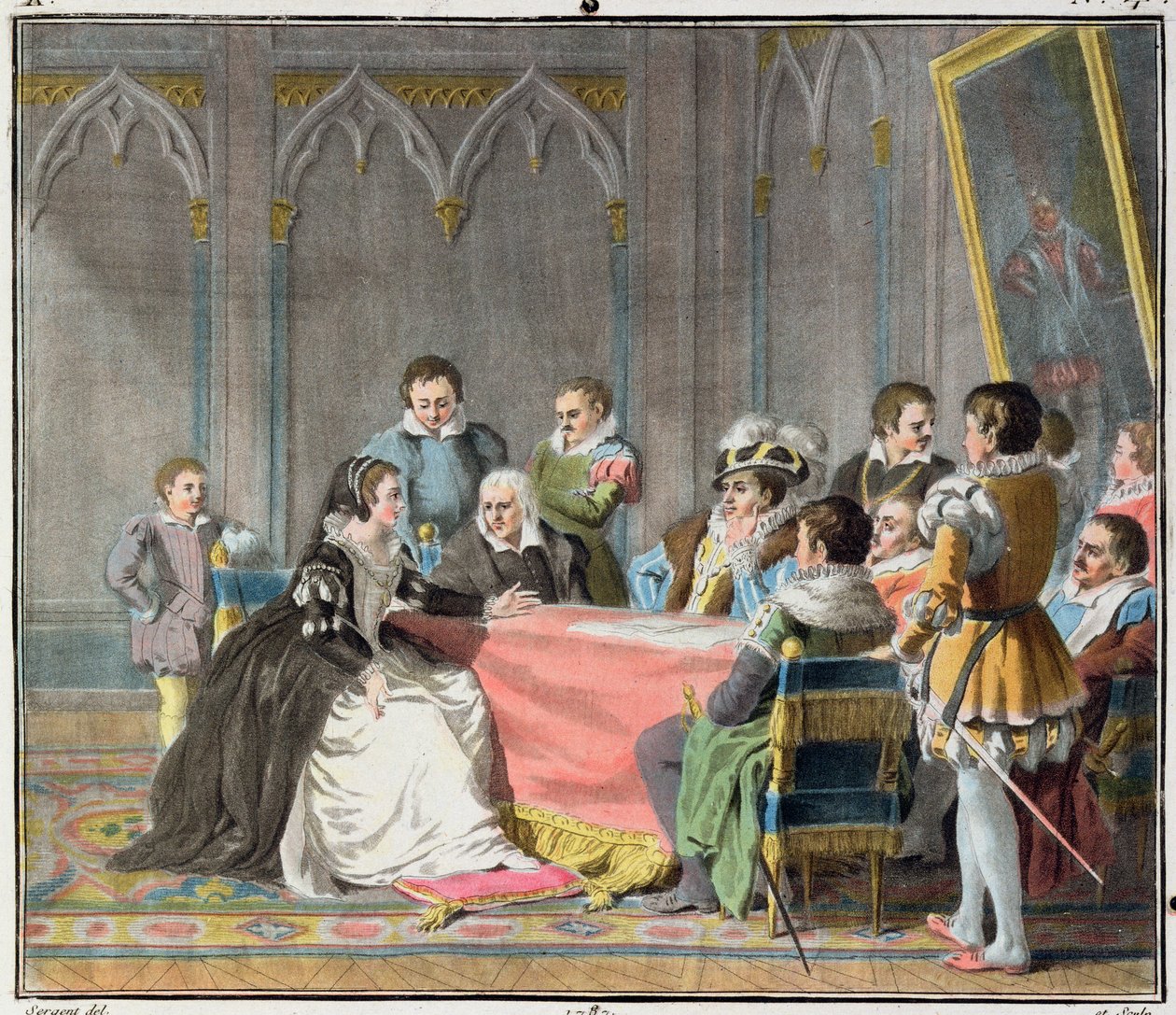 Margherita di Valois (1553-1615) davanti all