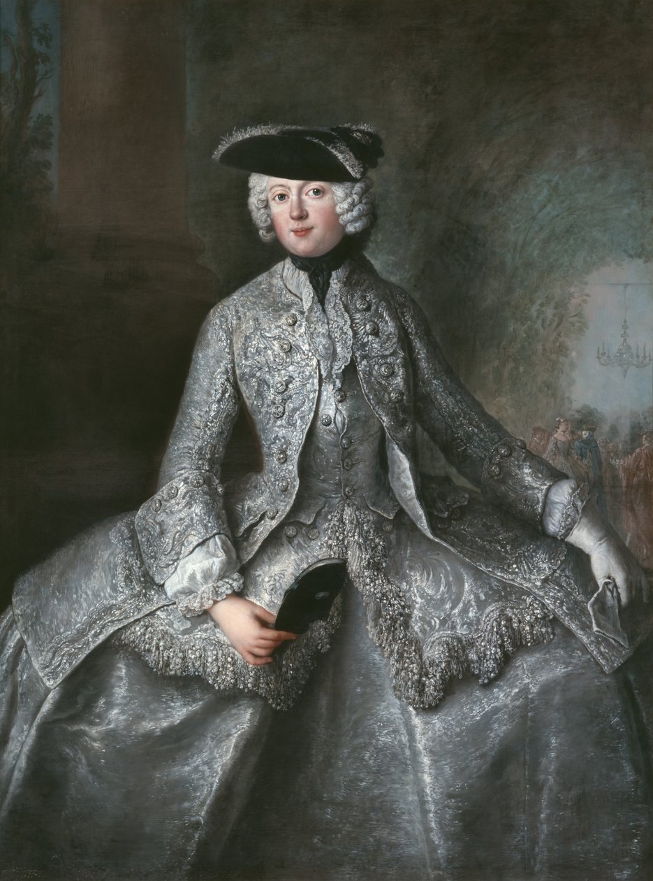 Principessa Amalia di Prussia come amazzone da Antoine Pesne