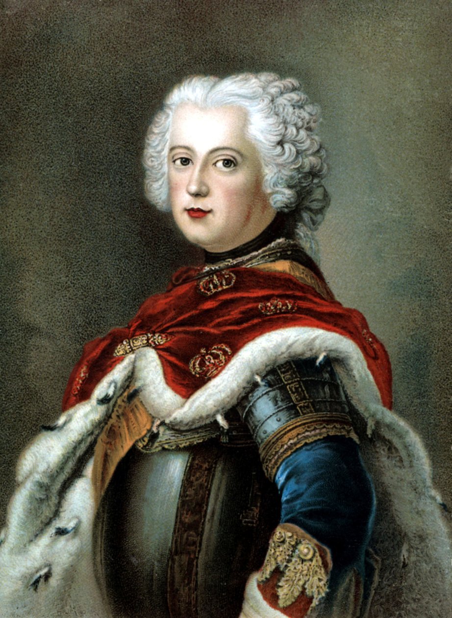 Federico II il Grande, re di Prussia da Antoine (after) Pesne