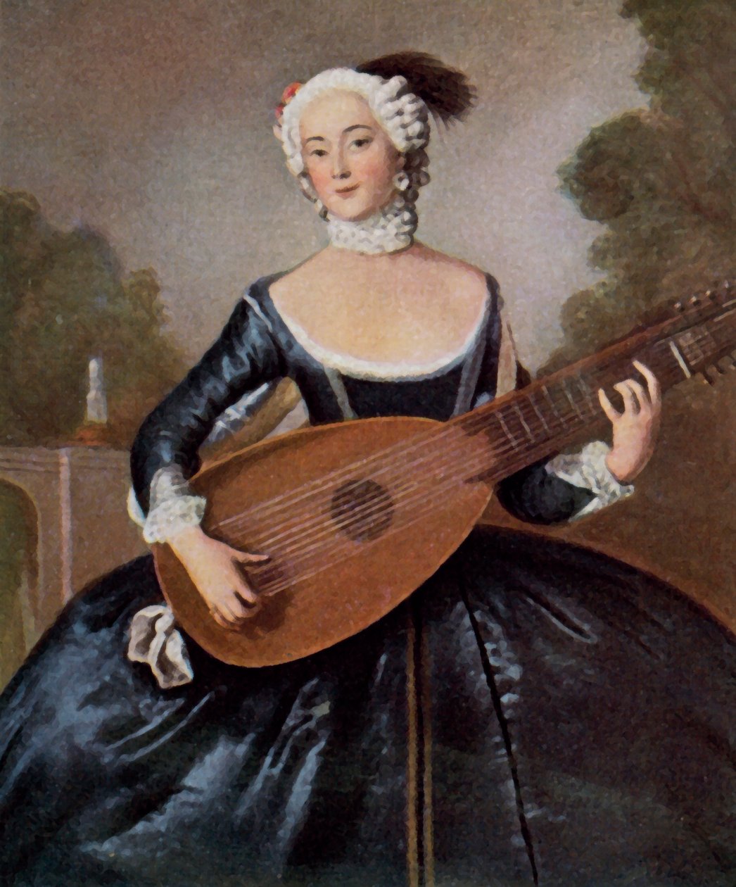 La sorella preferita di Federico il Grande da Antoine (after) Pesne