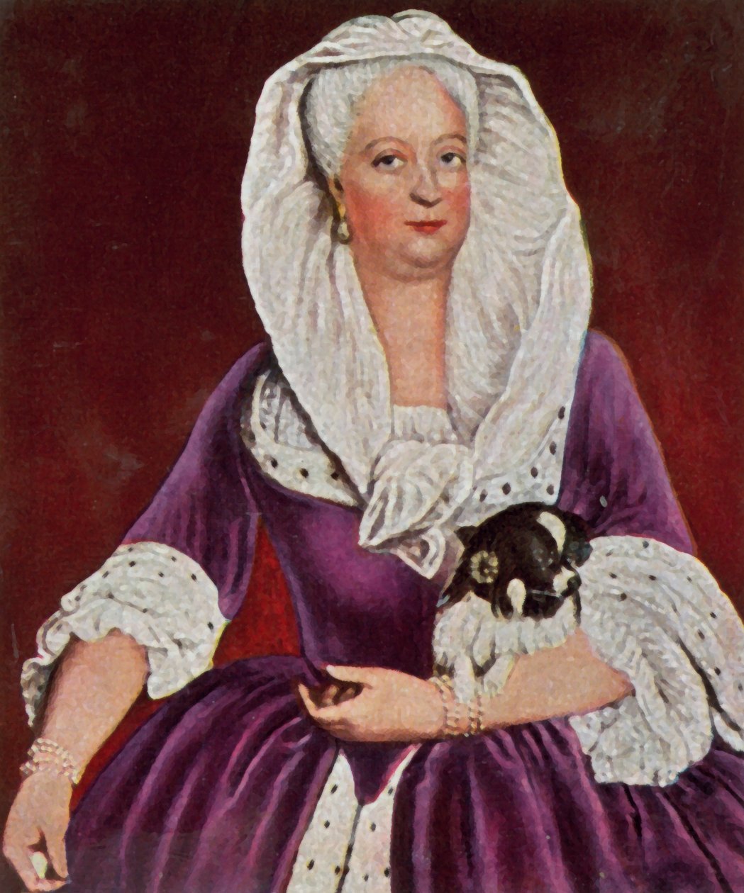 La madre di Federico il Grande da Antoine (after) Pesne