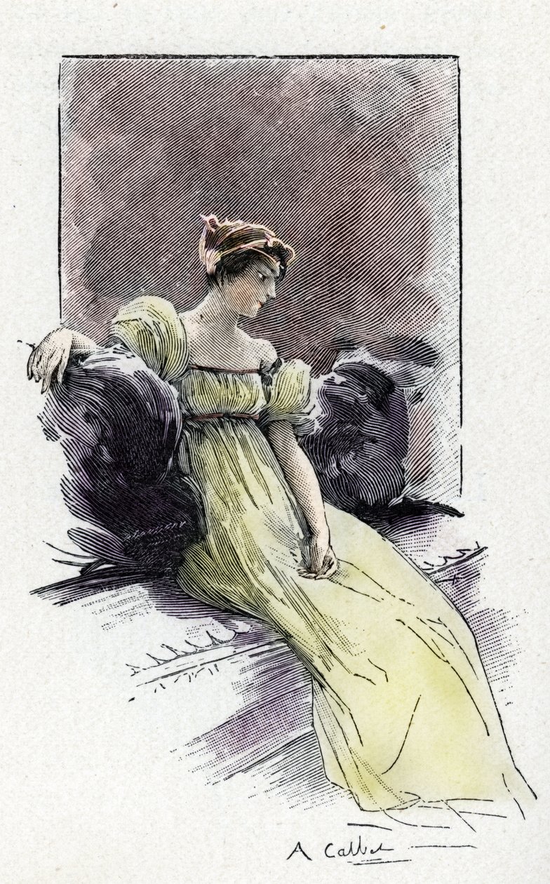 Ritratto di Giuseppina di Beauharnais (1763-1814) al tempo del suo incontro con Napoleone Bonaparte (circa 1795) da Antoine Calbet