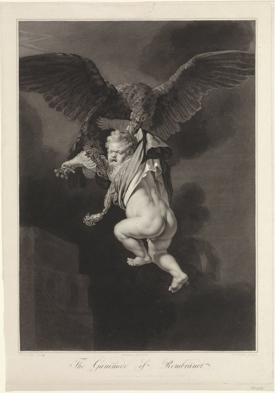 Giove e Ganimede da Antoine Cardon