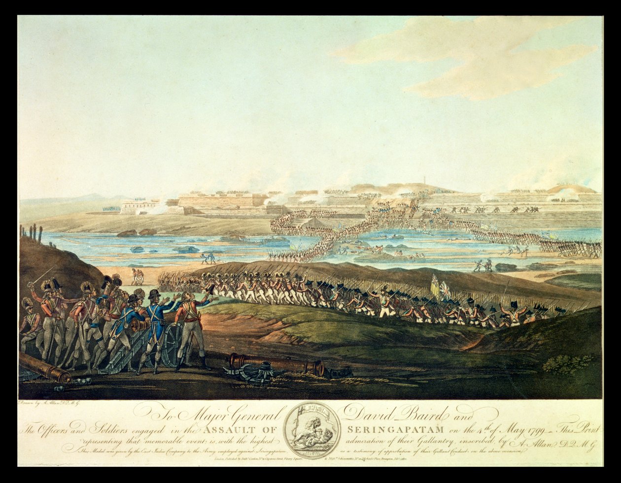 La cattura di Seringapatam nel 1799, 1801 da Antoine Cardon