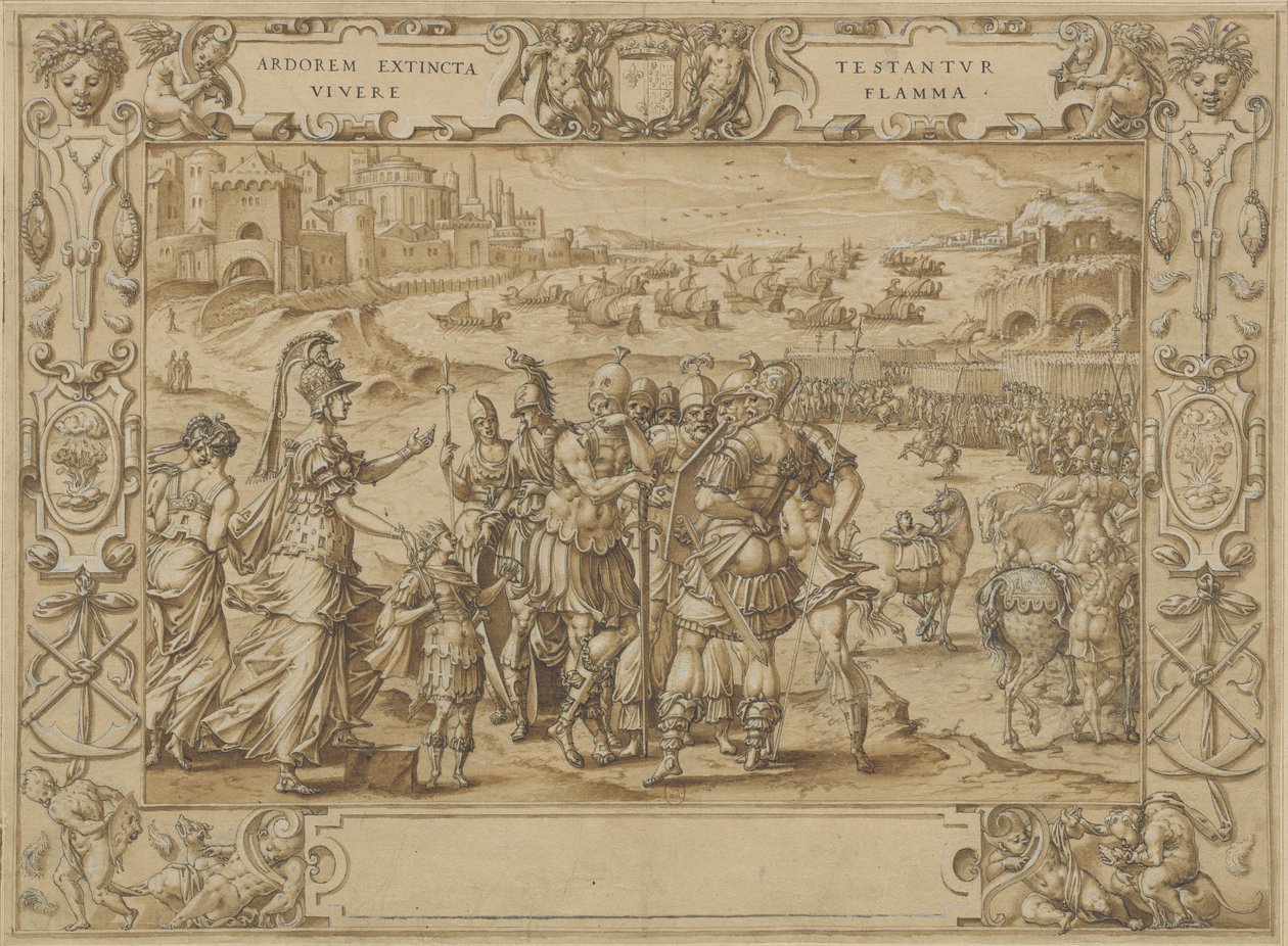 Storia della regina Artemisia, p. 47 da Antoine Caron