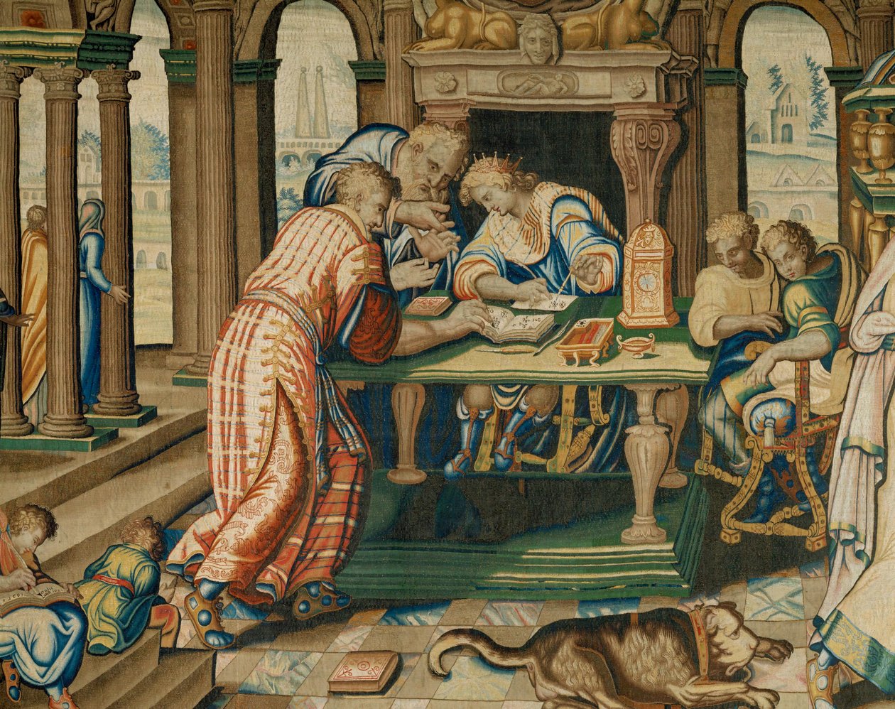 Arazzo "Storia di Artemisia", Parigi ... da Antoine Caron
