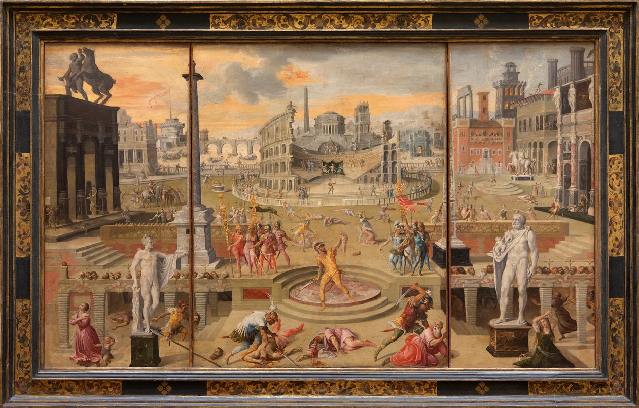 I massacri del Triumvirato da Antoine Caron