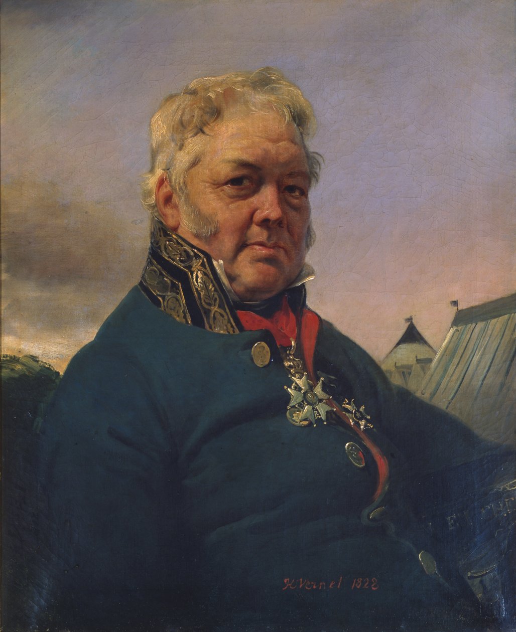 Barone René Nicolas Dufriche-Desgenettes (1762-1837) 1822 da Antoine Charles Horace Vernet