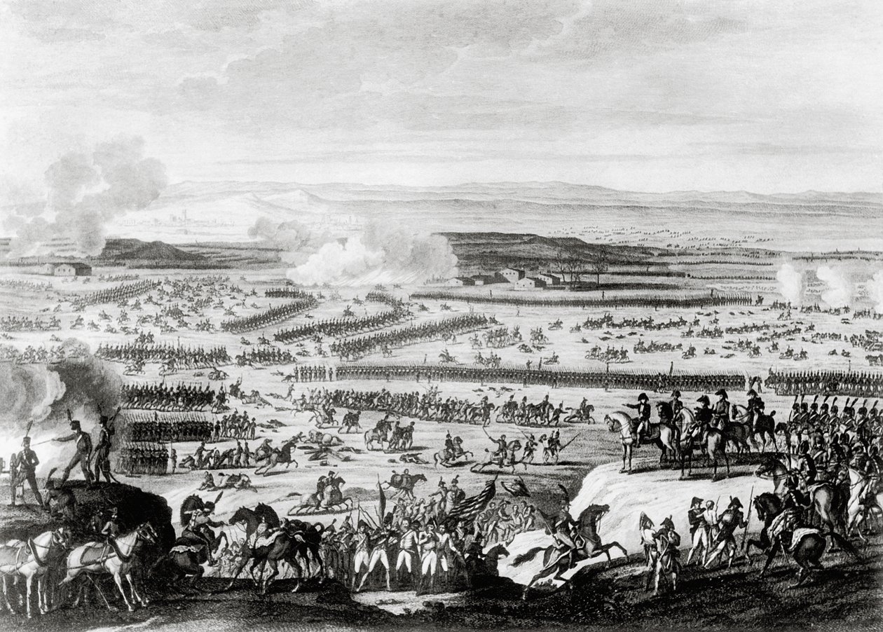 Battaglia di Austerlitz in Moravia da Antoine Charles Horace Vernet