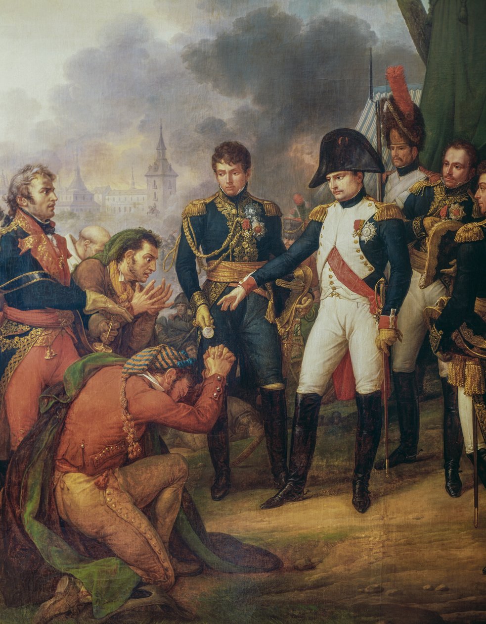 Napoleone Bonaparte alla periferia di Madrid, 7 dicembre da Antoine Charles Horace Vernet