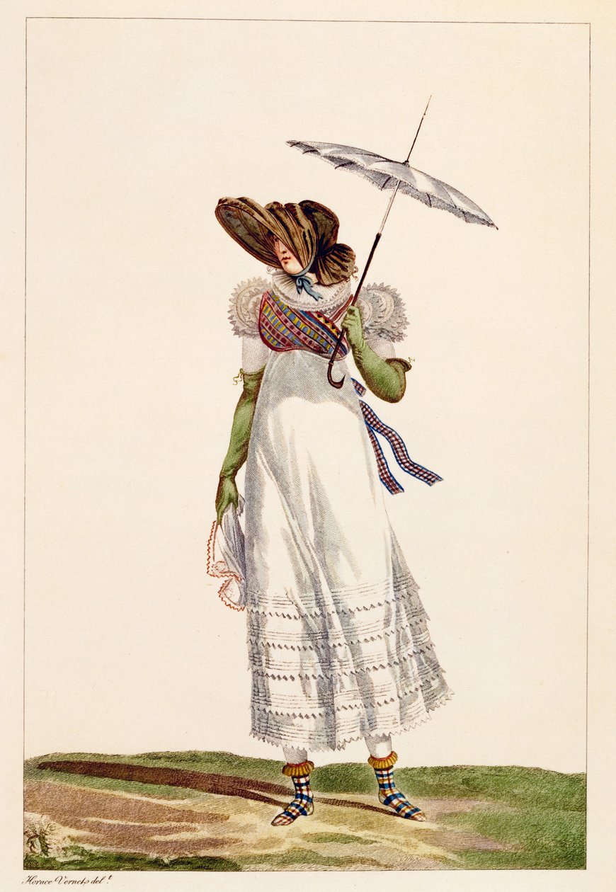 Abito estivo da donna, 1779 da Antoine Charles Horace Vernet