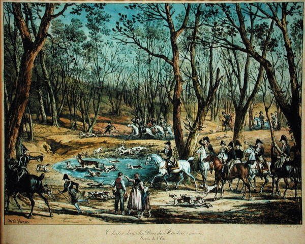 Caccia nei boschi di Meudon, 29 marzo 1819 da Antoine Charles Horace Vernet
