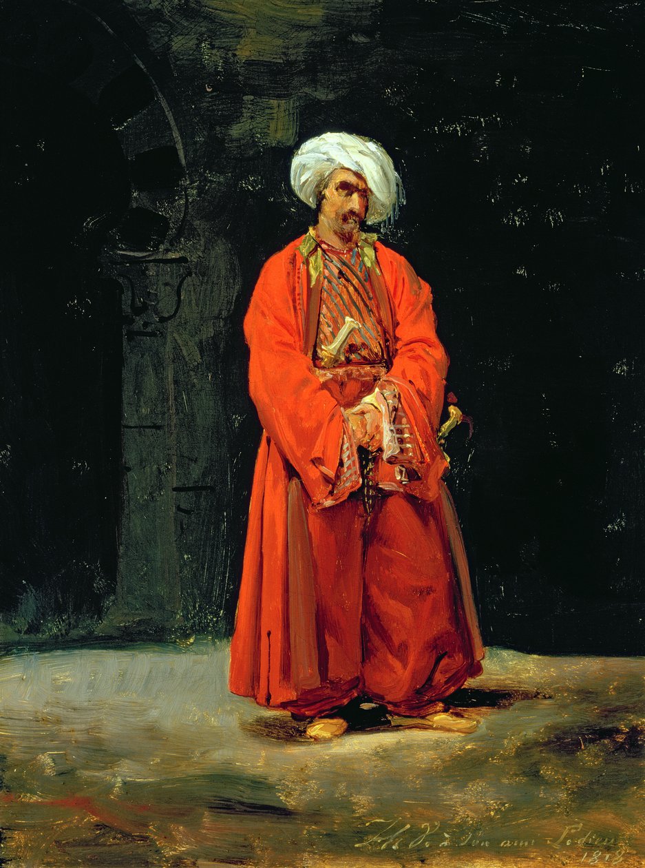 Ritratto di un orientale, 1818 da Antoine Charles Horace Vernet