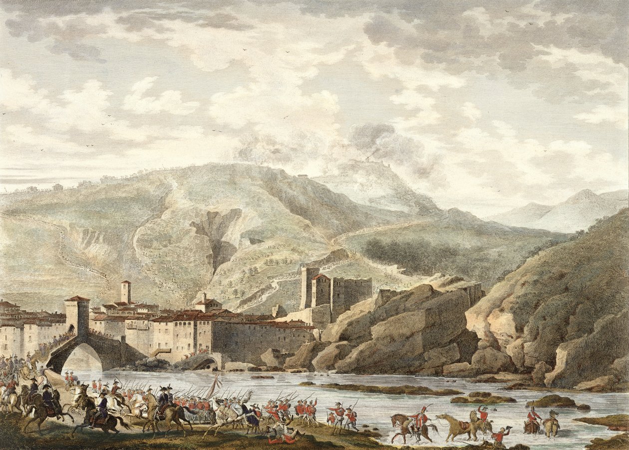 La battaglia di Millesimo, 25 Germinale, Anno 4 (aprile 1796) da Antoine Charles Horace Vernet