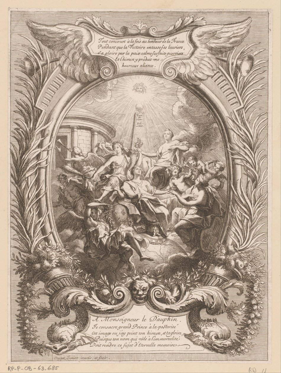Allegoria della fama del Delfino da Antoine Coypel