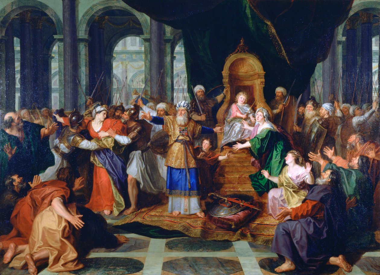 Atalia espulsa dal tempio da Antoine Coypel
