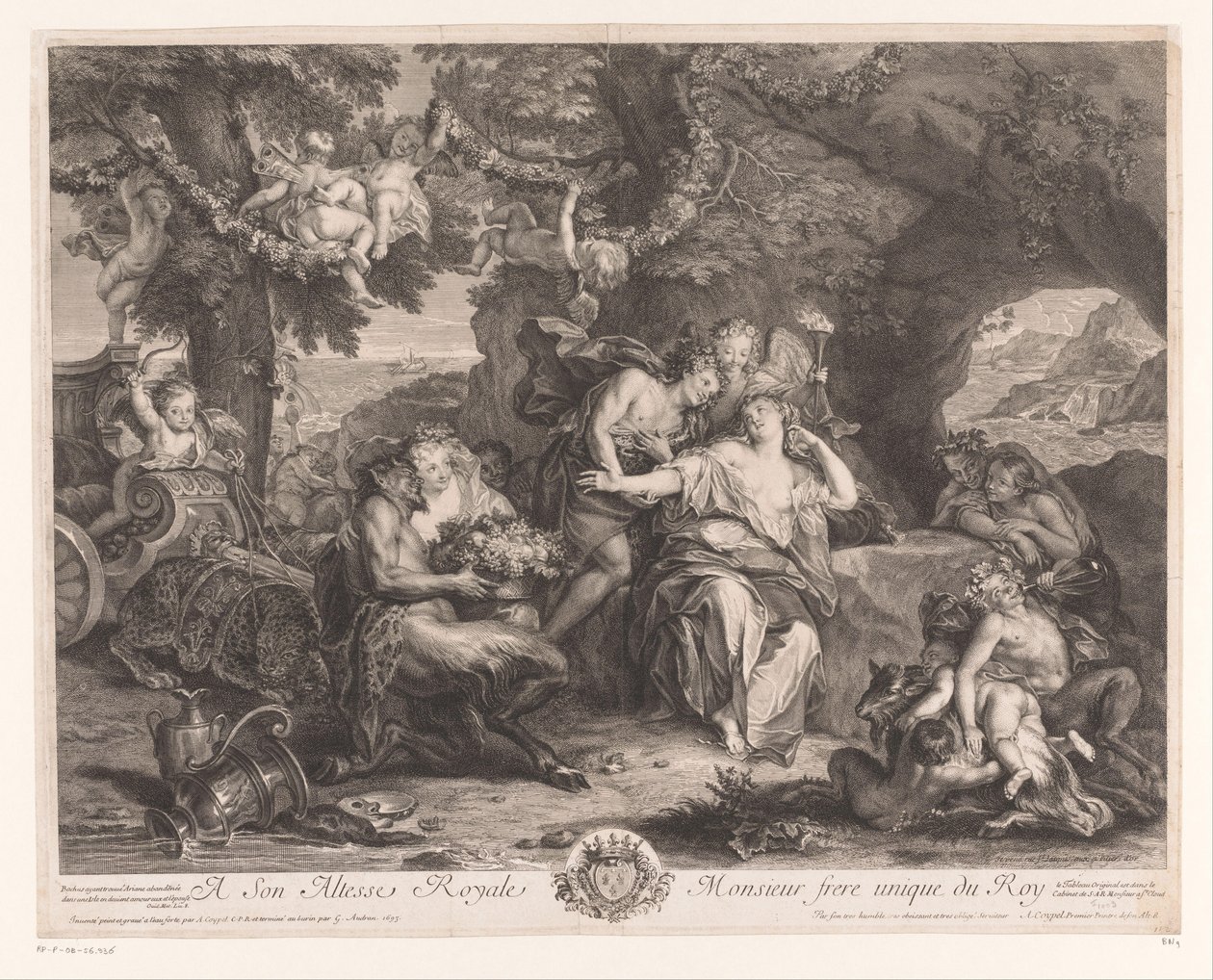 Bacco e Arianna da Antoine Coypel