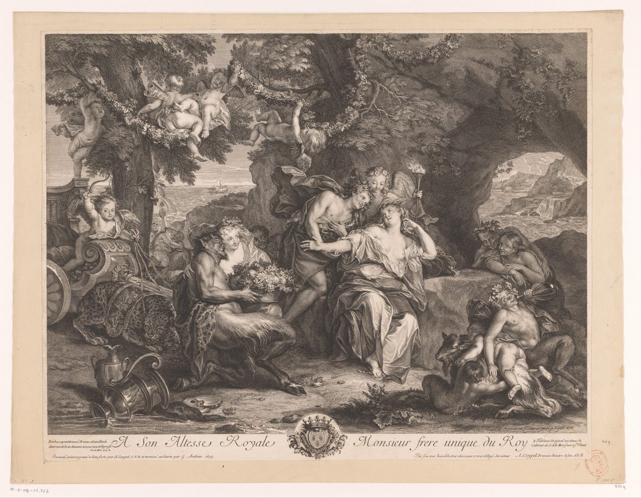 Bacco e Arianna da Antoine Coypel