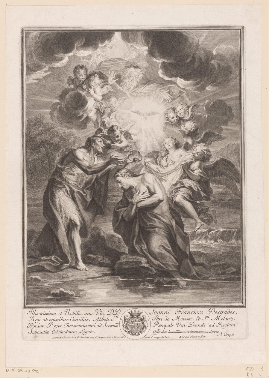 Battesimo di Cristo da Antoine Coypel