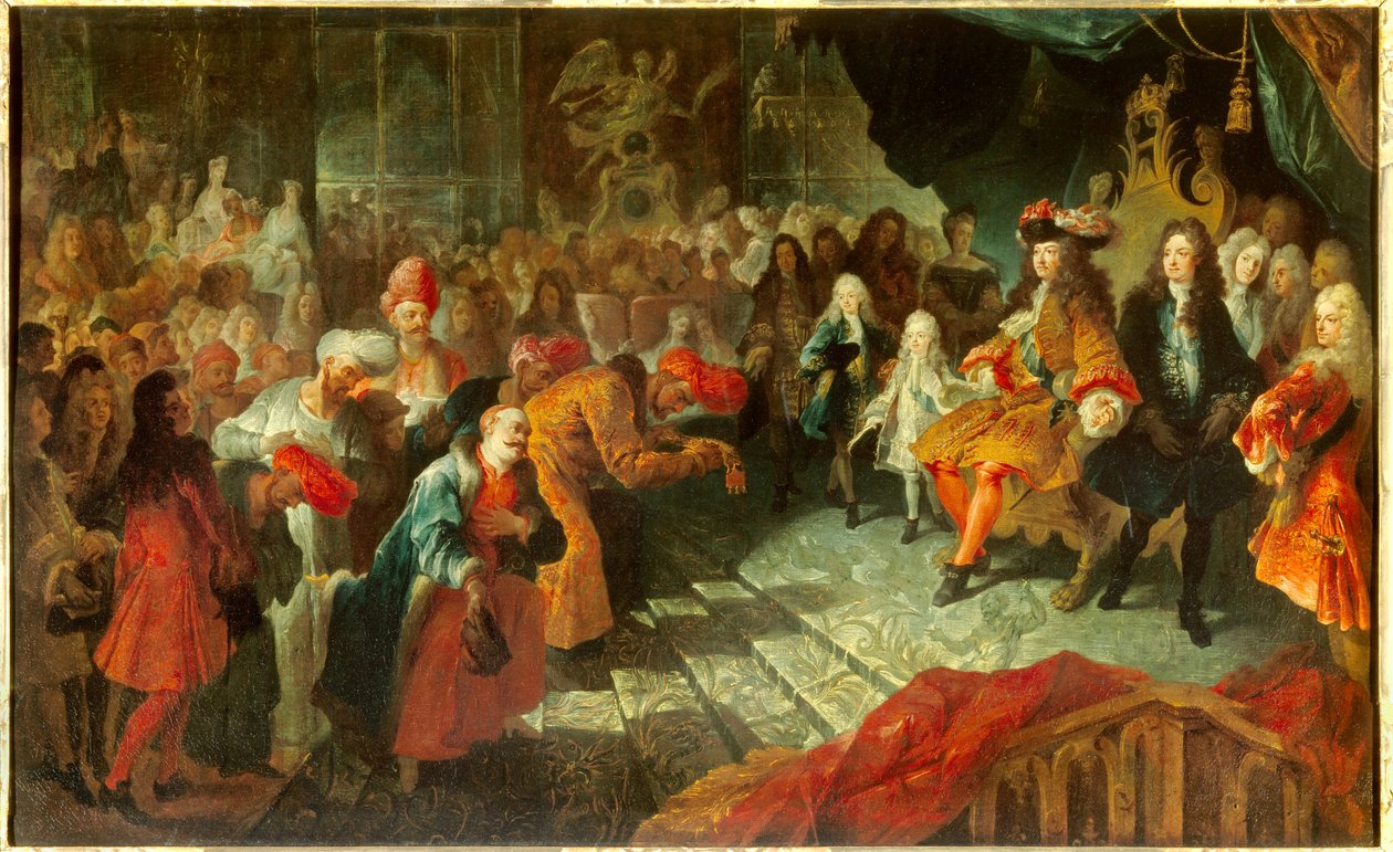 Re Luigi XIV (1638-1715) riceve l