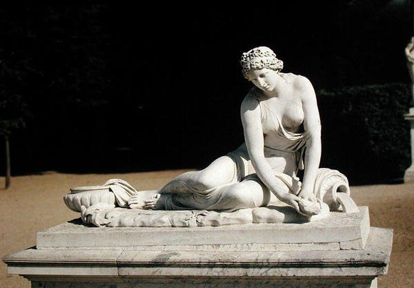 Ninfa con una conchiglia, dal Parterre de Latone da Antoine Coysevox