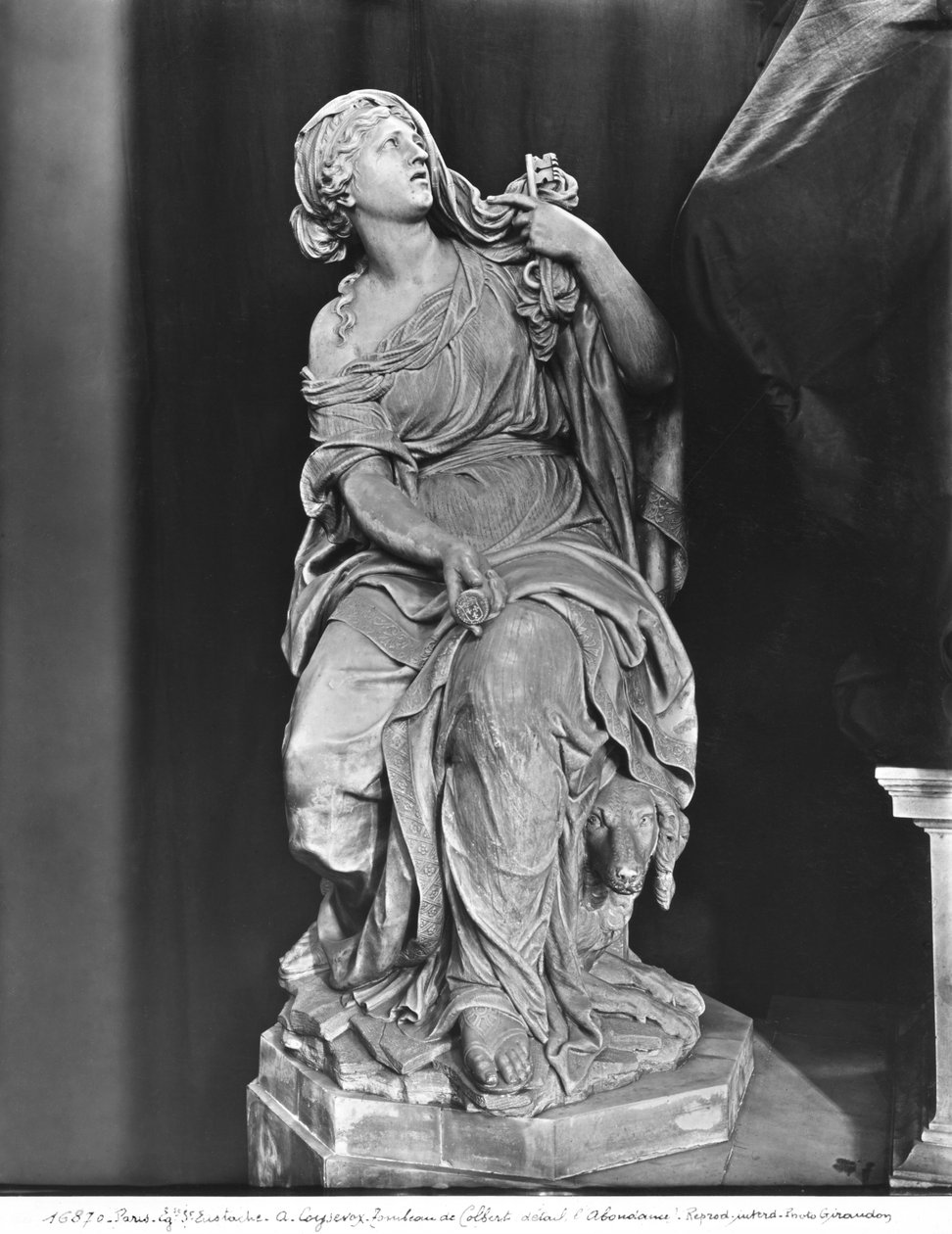 Tomba di Jean-Baptiste Colbert de Torcy 1619-83 (dettaglio di Fedeltà), c.1685-1687 da Antoine Coysevox