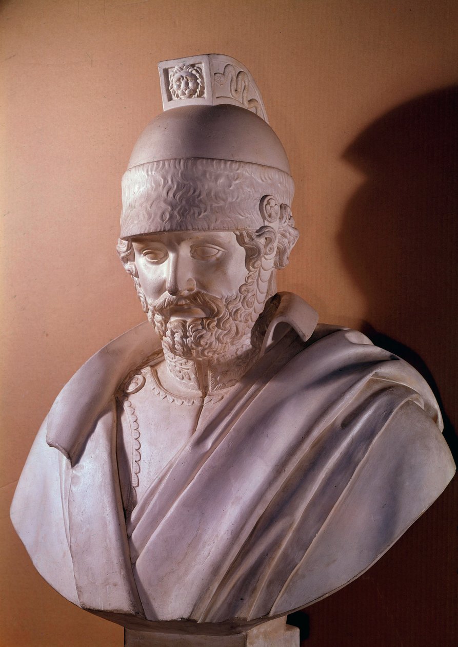 Ritratto di Jacques Christophe Coquille detto Generale Dugommier (1736-1794). Scultura di Antoine Denis Chaudet (1763-1810) da Antoine Denis Chaudet