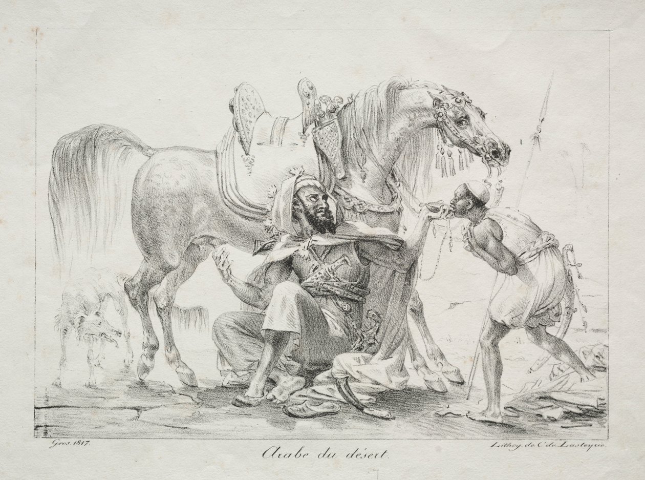 Arabo del deserto da Antoine Jean Gros