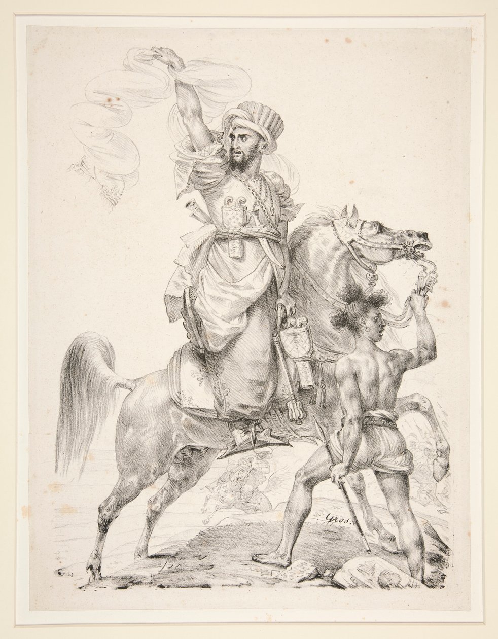 Capo dei Mamelucchi a Cavallo da Antoine Jean Gros