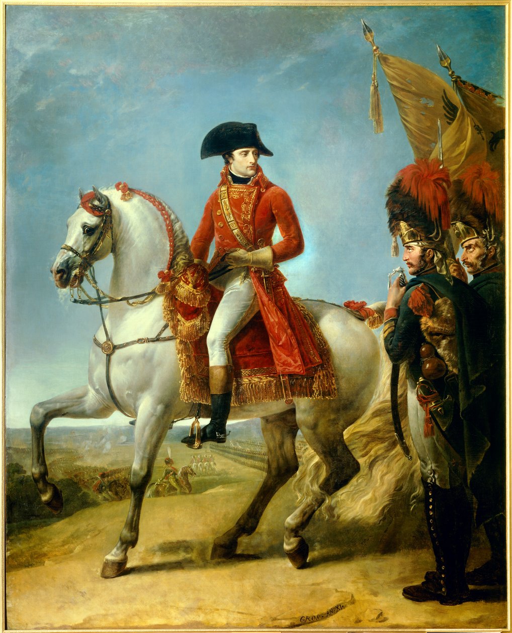 Ritratto equestre di Napoleone Bonaparte (1769-1821) da Antoine Jean Gros