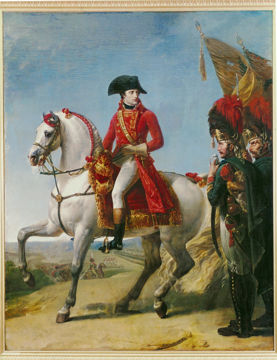 Napoleone Bonaparte, Primo Console, dopo la battaglia di Marengo ... da Antoine Jean Gros