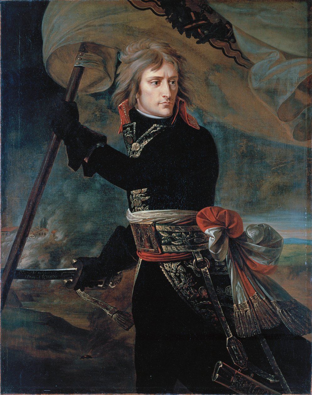 Napoleone Bonaparte sul ponte di Arcole da Antoine-Jean Gros
