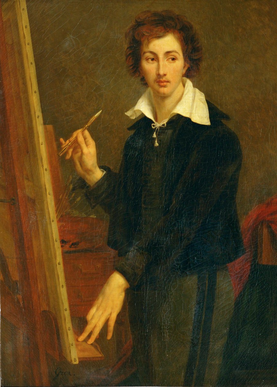 Ritratto del conte Alcide e la Rivalliere, allievo di Gros ... da Antoine Jean Gros
