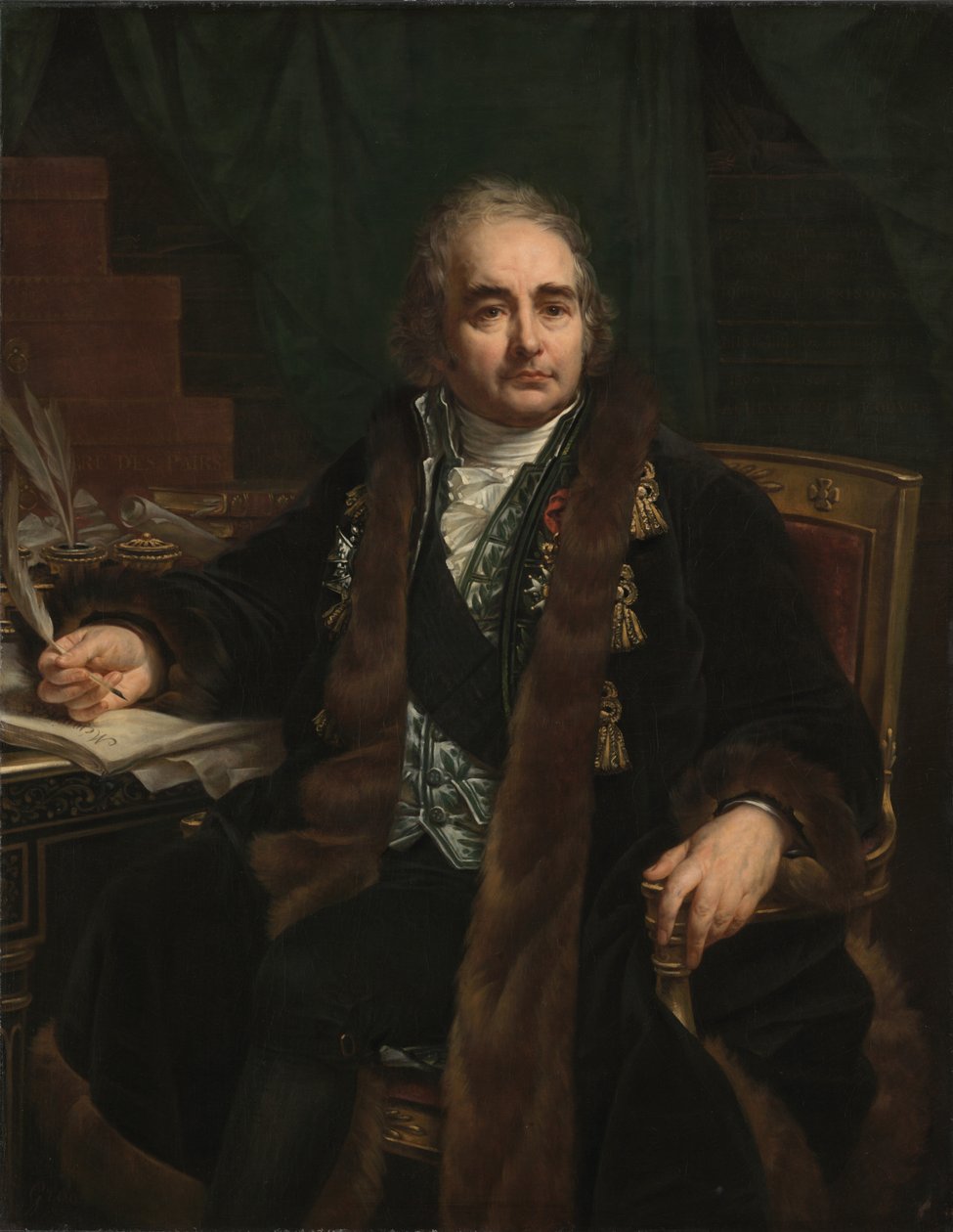 Ritratto del conte Jean-Antoine Chaptal, 1824 da Antoine-Jean Gros