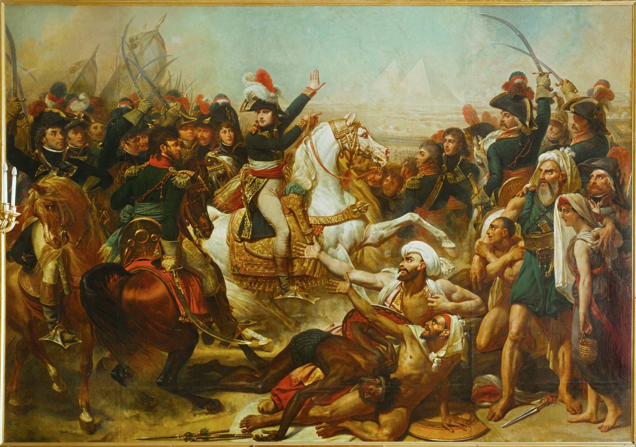 La battaglia delle piramidi ... da Antoine Jean Gros