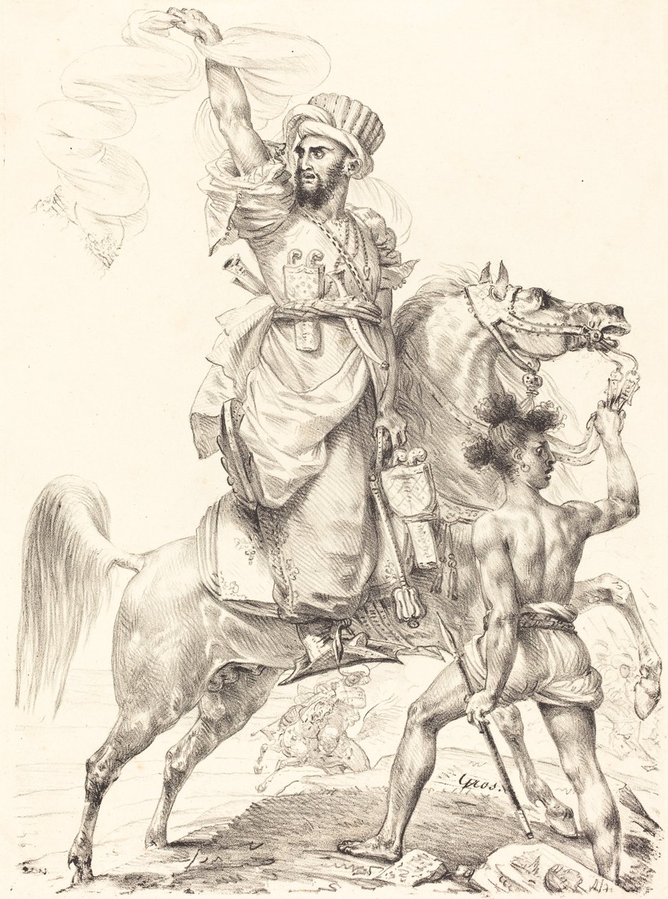 Il capo dei Mamelucchi a cavallo da Antoine Jean Gros