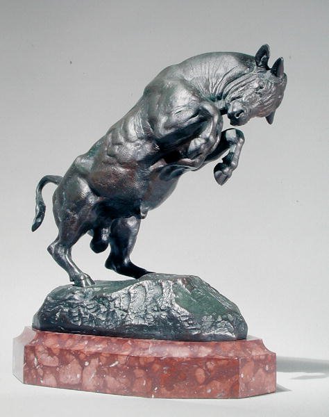Toro impennato da Antoine Louis Barye
