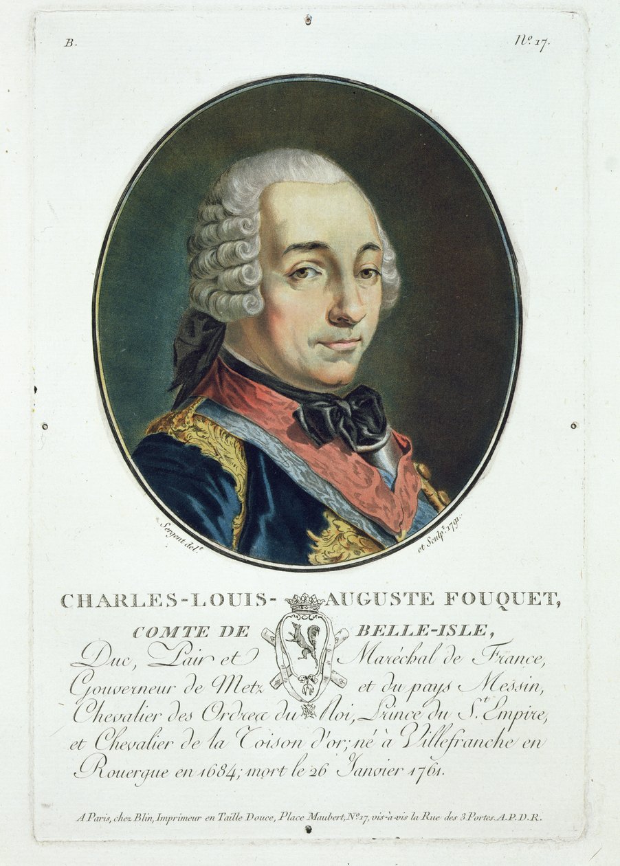 Charles-Louis-Auguste Fouquet (1684-1761) da 