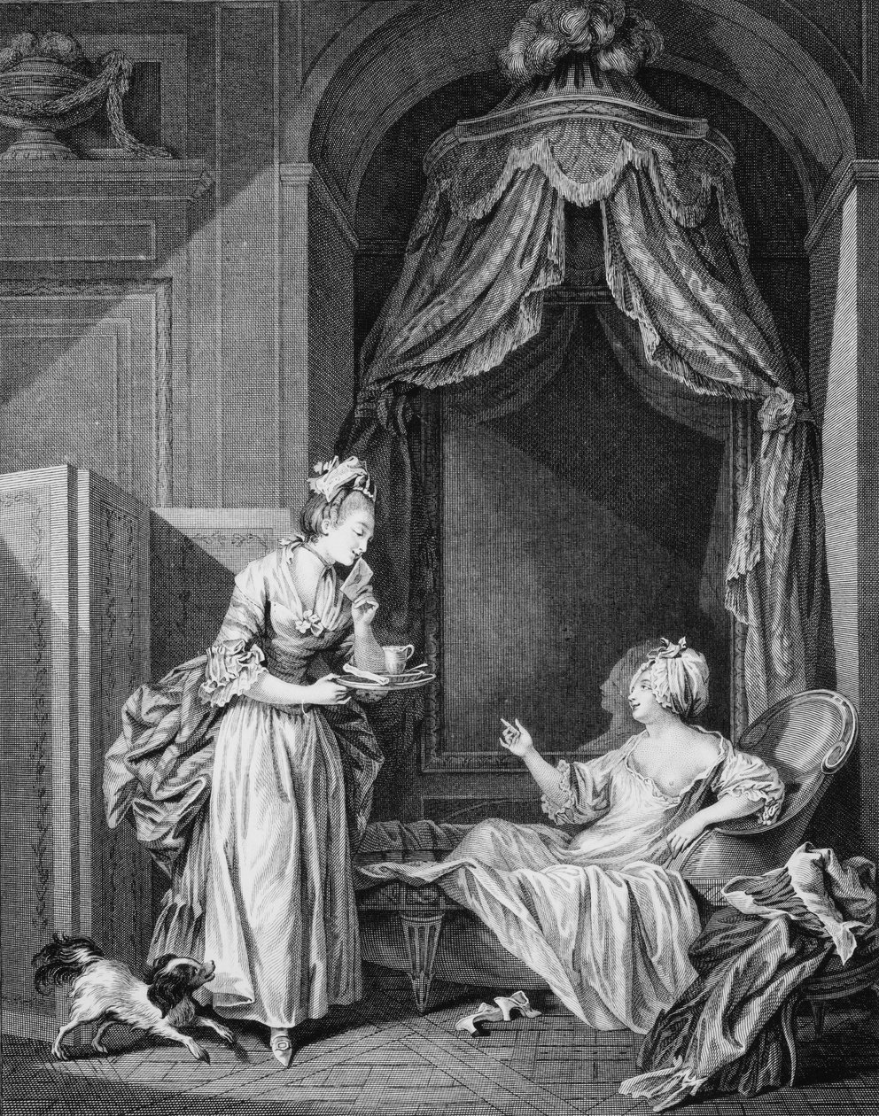 Il bagno, 1774 da Antoine Louis Romanet