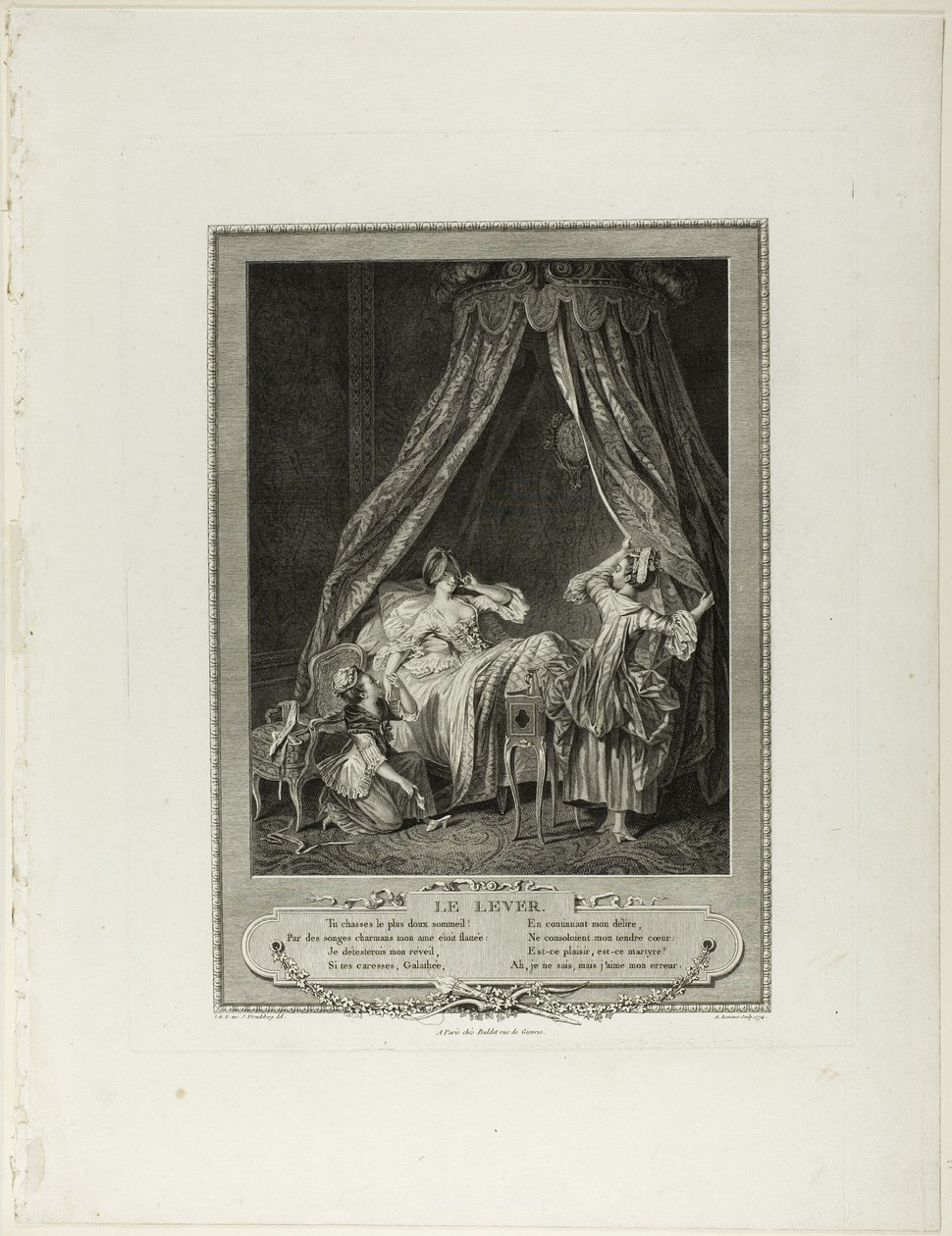 Innalzamento, da Monument du Costume Physique et Moral de la fin du Dix-huitième siècle da Antoine Louis Romanet